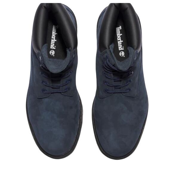 Timberland Classic Lace Up Men's Boots - Dark Blue Nubuck - Size: 11 - Picture 3 of 9